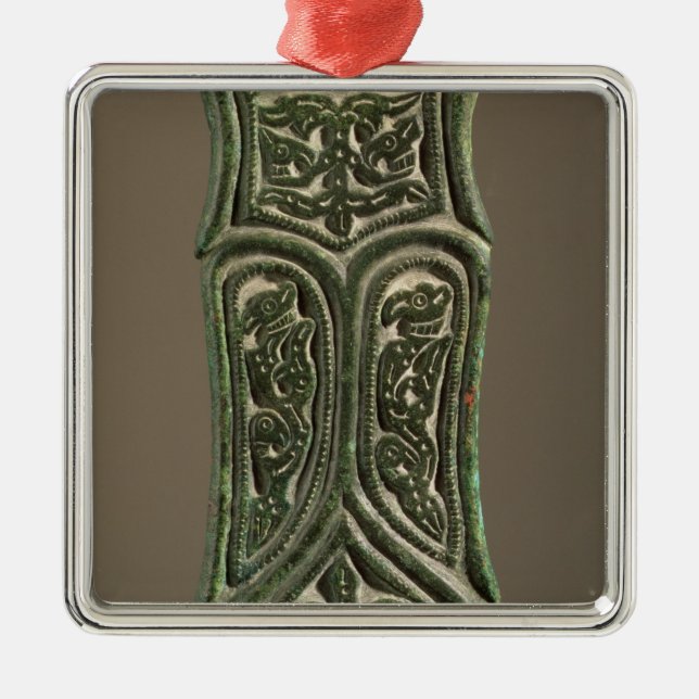 Belt buckle metal tree decoration (Front)