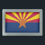 Belt Buckle with Flag of Arizona State<br><div class="desc">Elegant Belt Buckle with Flag of Arizona. United States of America. This product its customisable.</div>
