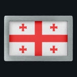 Belt Buckle with Flag of Georgia<br><div class="desc">Add a touch of Georgian pride to your wardrobe with our exclusive belt buckle featuring the flag of Georgia! Crafted with meticulous attention to detail, this belt buckle is more than just a fashion accessory; it’s a celebration of Georgia’s heritage and cultural pride. The vibrant design prominently displays the iconic...</div>