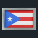 Belt Buckle with Flag of Puerto Rico State<br><div class="desc">Showcase your style with a touch of Puerto Rican pride using our exclusive belt buckle featuring the flag of Puerto Rico! Designed to make a bold fashion statement, this belt buckle is more than just an accessory; it’s a celebration of Puerto Rican heritage and cultural pride. The vibrant design prominently...</div>