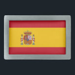 Belt Buckle with Flag of Spain<br><div class="desc">Enhance your style with our striking belt buckle featuring the flag of Spain! This eye-catching belt buckle combines fashion and patriotism, proudly showcasing the vibrant colours of the Spanish flag. It's the perfect accessory for anyone looking to express their love for Spain while adding a unique flair to their outfit....</div>