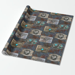 Belt Buckles Wrapping Paper