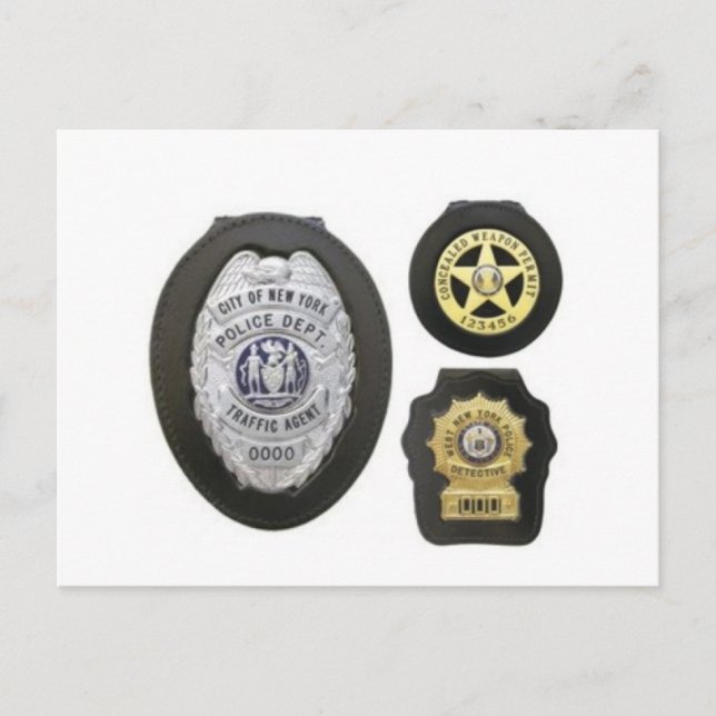 Belt Clip Badge Holder Wallet, Badge Holder Cases Postcard (Front)
