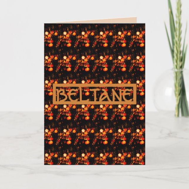 Beltane Embers Greeting Card (Front)
