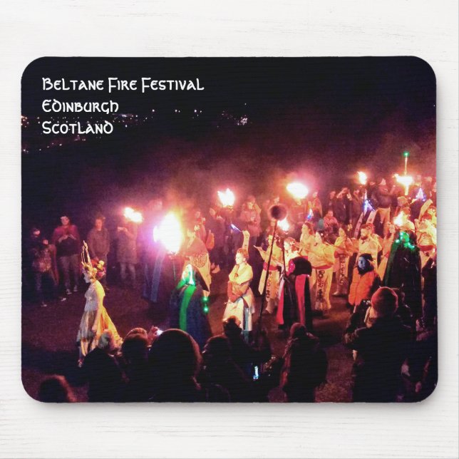 Beltane Fire Festival Procession of the May Queen Mouse Mat (Front)