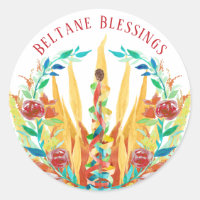 Beltane Fire Maypole & Summer Flowers