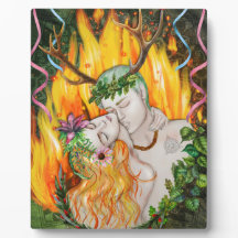 Beltane God & Goddess | Wicca Altar Photo
