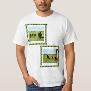 Belted Galloway Cow Family,     T-Shirt