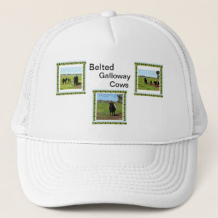 Belted Galloway Cows, Trucker Hat