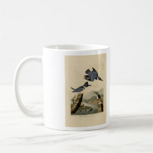 Belted Kingfisher from Audubon's Birds of America Coffee Mug