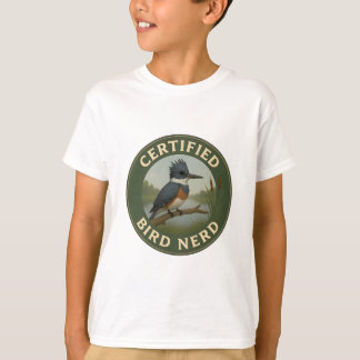 Belted Kingfisher Vintage Badge T-Shirt