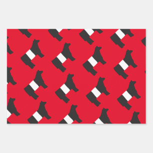 Beltie, Belted Galloway Gift Wrap sheet sets