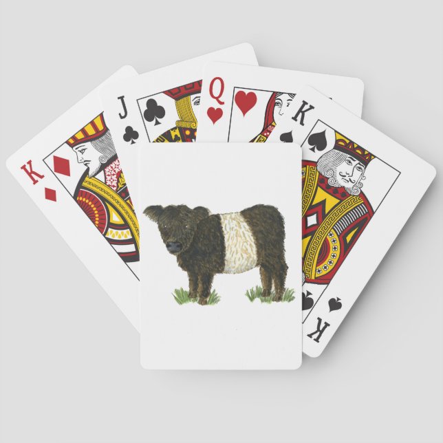 'Beltie' Belted Galloway Playing Cards (Back)