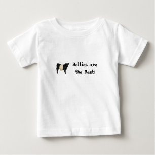Belties are the Best Gorgeous Belted Galloway Cow Baby T-Shirt