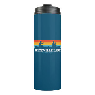 Beltzville Lake Pennsylvania Canoe Thermal Tumbler