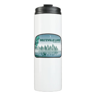 Beltzville Lake Pennsylvania Deer Thermal Tumbler