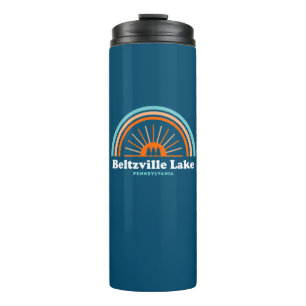 Beltzville Lake Pennsylvania Rainbow Thermal Tumbler