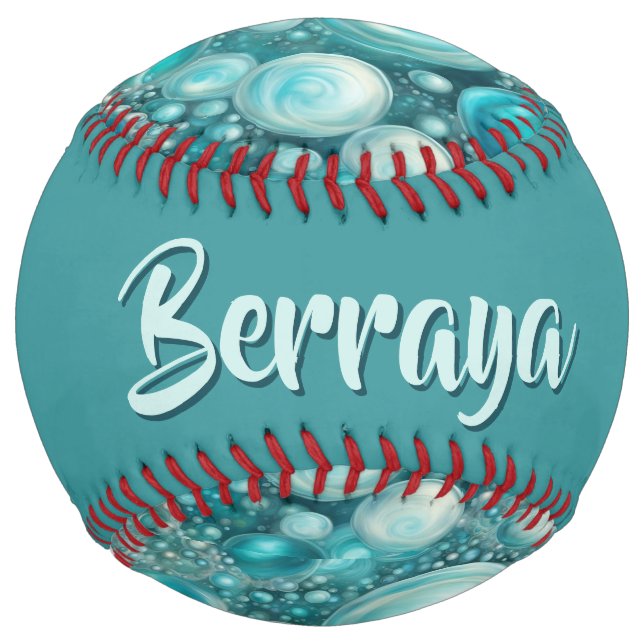 Beluga Bubbles (personalise) Softball (Back)