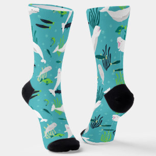 Beluga Party Socks