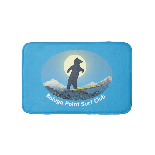 Beluga Point Surf Club Bath Mat (Front)