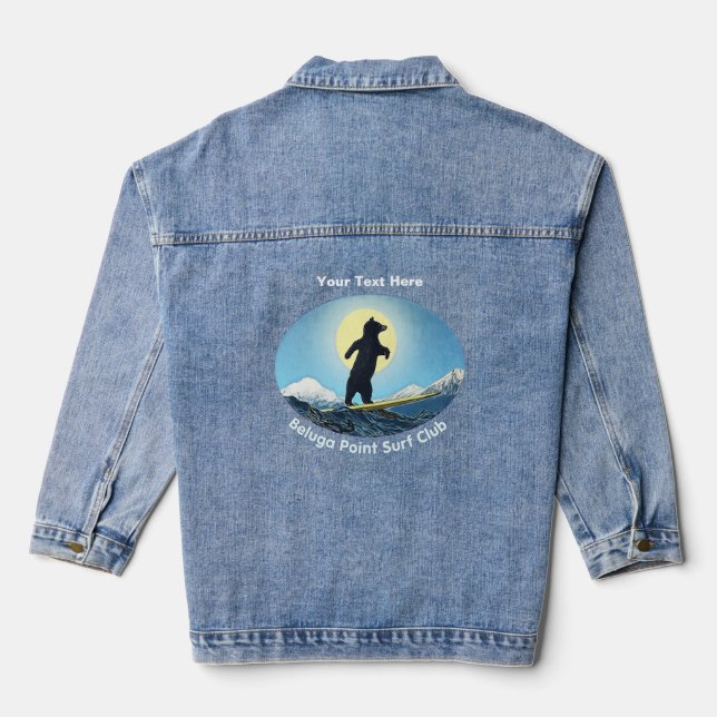 Beluga Point Surf Club Denim Jacket (Back)