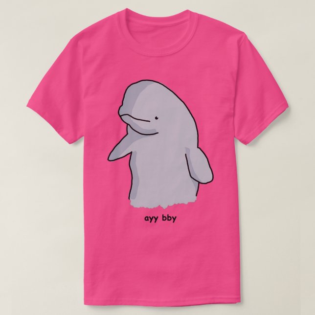 Beluga Whale 12 T-Shirt (Design Front)