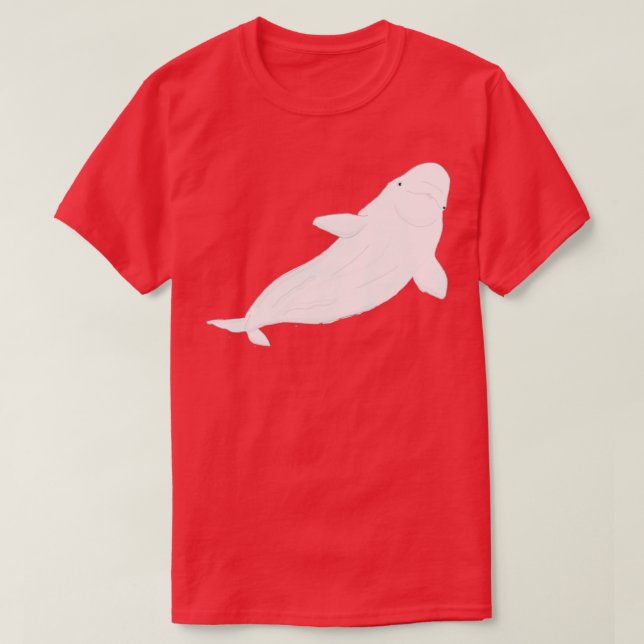 Beluga Whale 17 T-Shirt (Design Front)