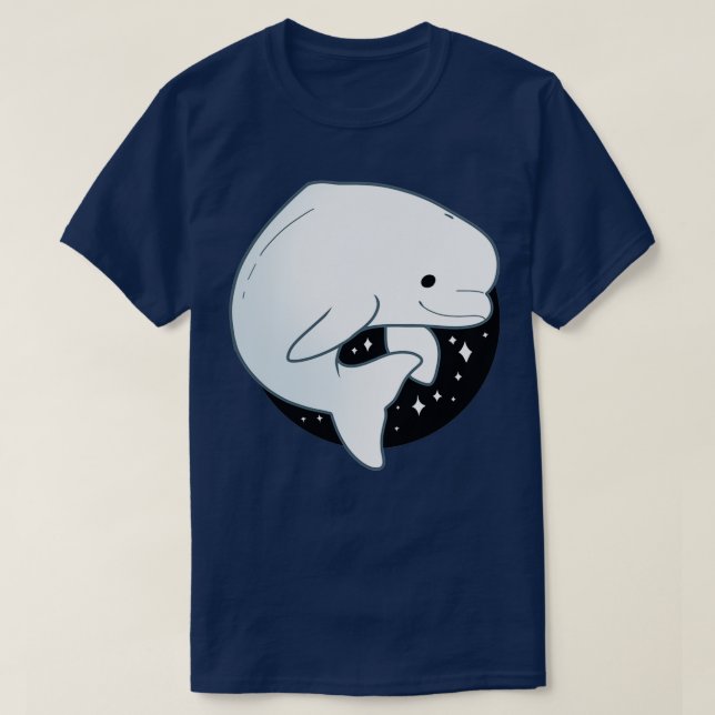Beluga Whale 7 T-Shirt (Design Front)