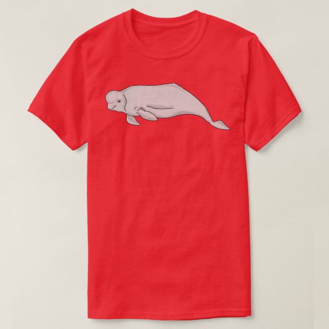 Beluga Whale 8 T-Shirt (Design Front)