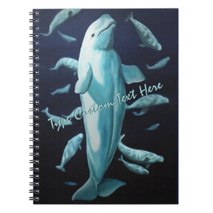 Beluga Whale Notebook Personalised Whale Journal