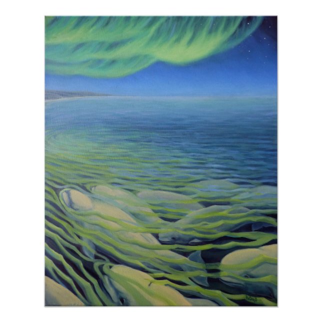 Beluga Whale Painting Prints & Posters (Front)