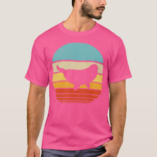 Beluga Whale Retro Vintage 60s 70s Sunset for Men T-Shirt