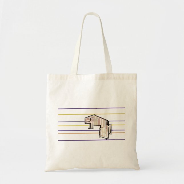 Beluga whale summer joy tote bag (Front)