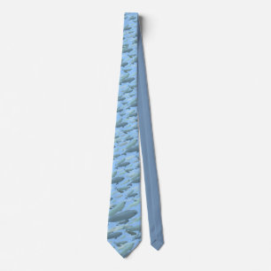 Beluga Whale Ties Blue Beluga Whales Neckties