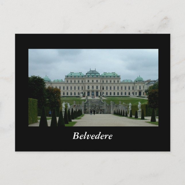 Belvedere Palace Postcard (Front)