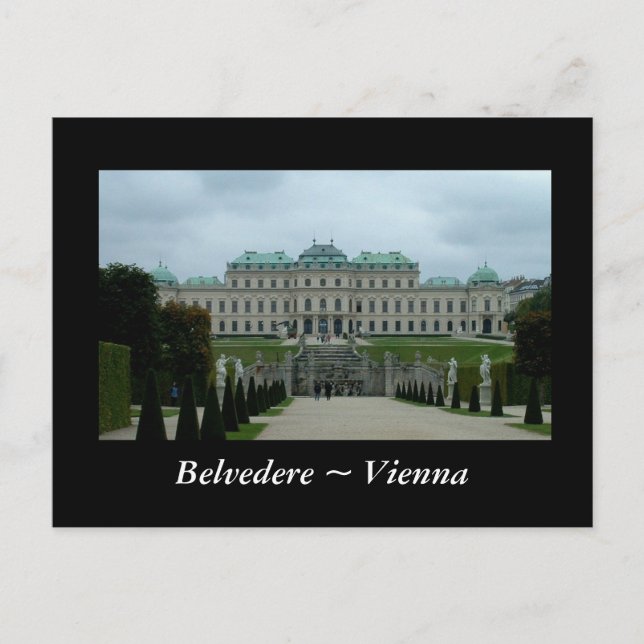 Belvedere Palace Postcard (Front)