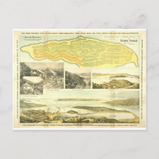 Belvedere Peninsula, Marin County, ca. 1890. Postcard