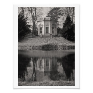 Belvedere Teahouse in Black & White Photo Print