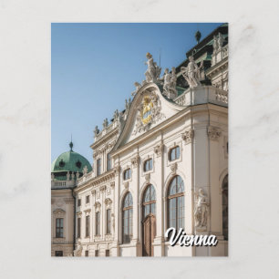 Belvedere Vienna Austria Travel Postcard