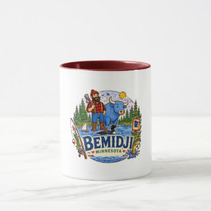 Bemidji Minnesota Paul Bunyan & Babe the Blue Ox Mug