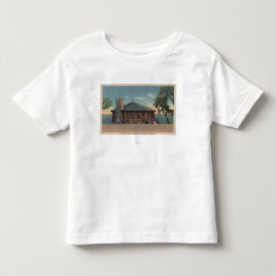 Bemidji, MN - View of Fireplace of States Bldg Toddler T-Shirt