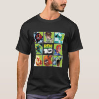 Ben 10 Alien Character Grid Pop Art Cartoon Long S