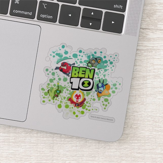 Ben 10 Alien Forms Bubble Graphic (Detail)