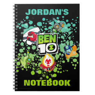 Ben 10 Alien Forms Bubble Graphic Notebook