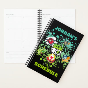 Ben 10 Alien Forms Bubble Graphic Planner