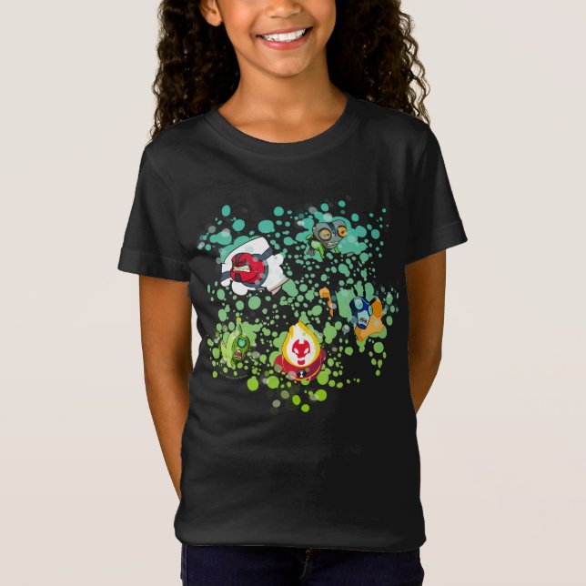 Ben 10 Alien Forms Bubble Graphic T-Shirt (Front)