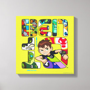 Ben 10 Alien Logo Canvas Print