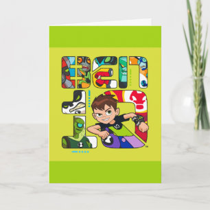Ben 10 Alien Logo Card