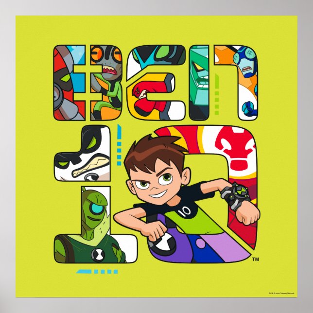 Ben 10 Alien Logo Poster (Front)