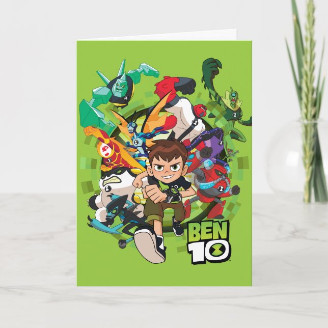 Ben 10 Alien Rush Graphic Card (Front)